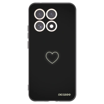 Picasee crna silikonska maskica za Xiaomi 15T - Heart