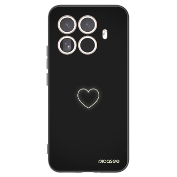 Picasee crna silikonska maskica za Xiaomi 15T Pro - Heart