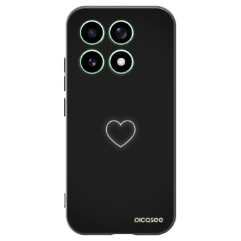 Picasee crna silikonska maskica za Xiaomi 17 - Heart