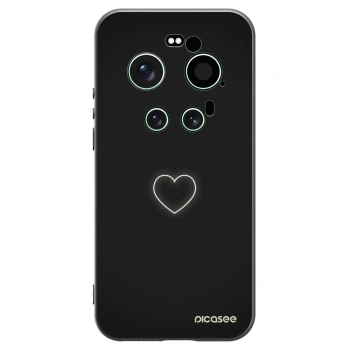 Picasee crna silikonska maskica za Xiaomi 17 Ultra - Heart