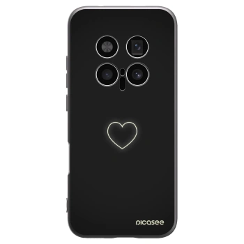 Picasee crna silikonska maskica za Honor Magic8 Pro 5G - Heart