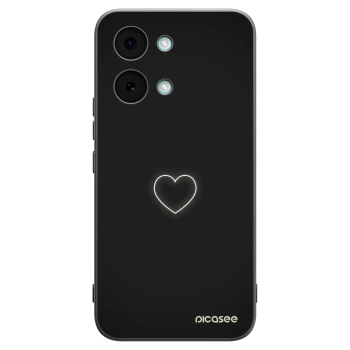 Picasee crna silikonska maskica za Xiaomi Poco X8 Pro Max - Heart