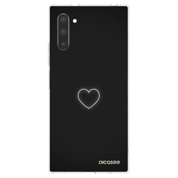 Picasee silikonska prozirna maskica za Samsung Galaxy Note 10 N970F - Heart