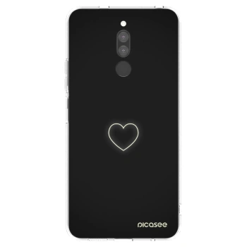 Picasee silikonska prozirna maskica za Xiaomi Redmi 8 - Heart