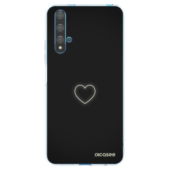 Picasee silikonska prozirna maskica za Huawei Nova 5T - Heart