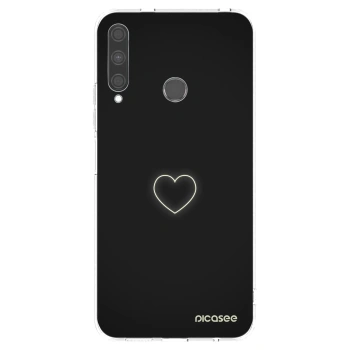 Picasee silikonska prozirna maskica za Huawei P40 Lite E - Heart