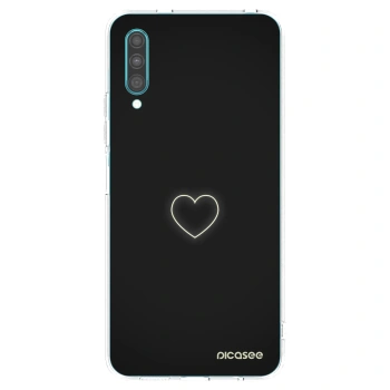 Picasee silikonska prozirna maskica za Samsung Galaxy A30s A307F - Heart