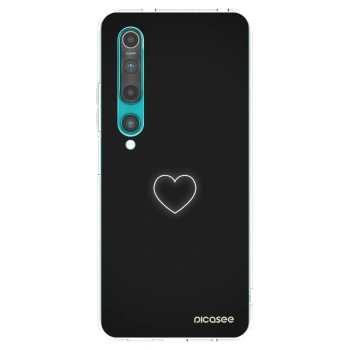 Picasee silikonska prozirna maskica za Xiaomi Mi 10 - Heart