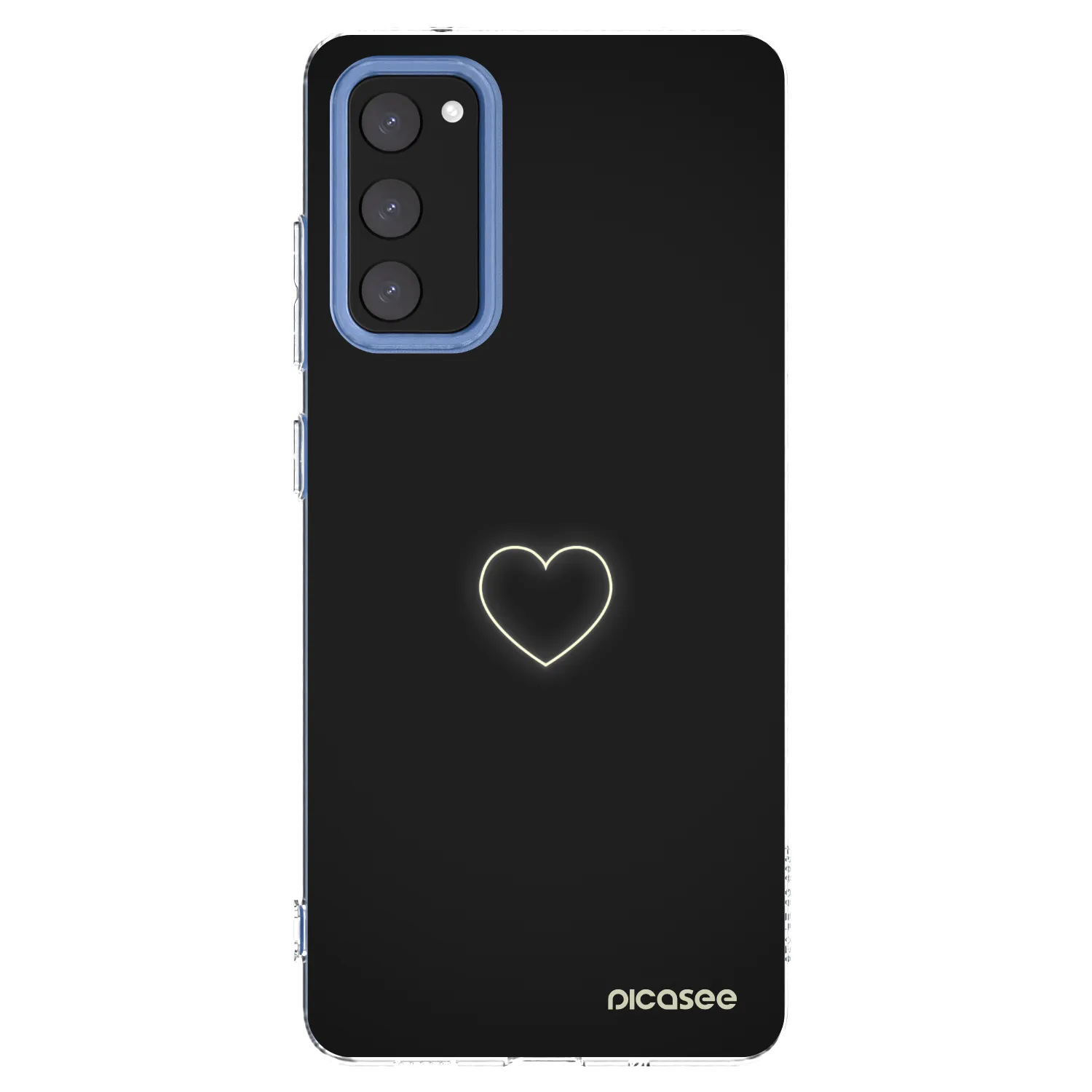Picasee silikonska prozirna maskica za Samsung Galaxy S20 FE - Heart