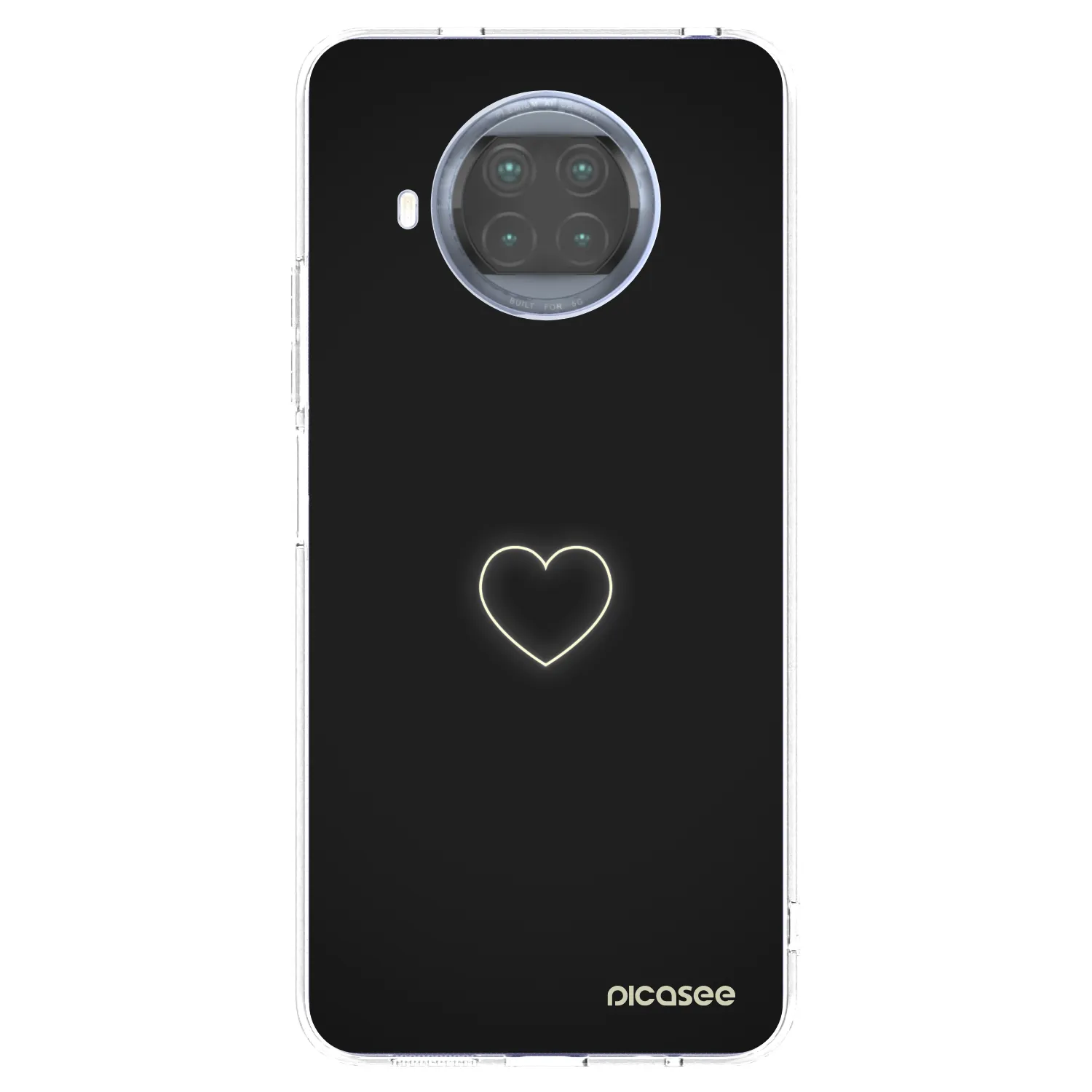 Picasee silikonska prozirna maskica za Xiaomi Mi 10T Lite - Heart