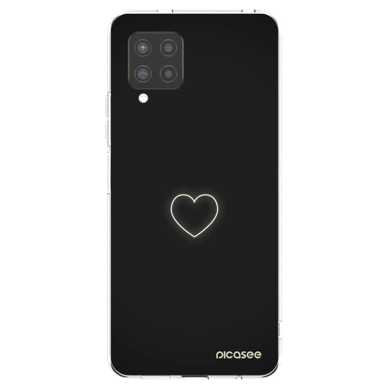 Picasee silikonska prozirna maskica za Samsung Galaxy A42 A426B - Heart