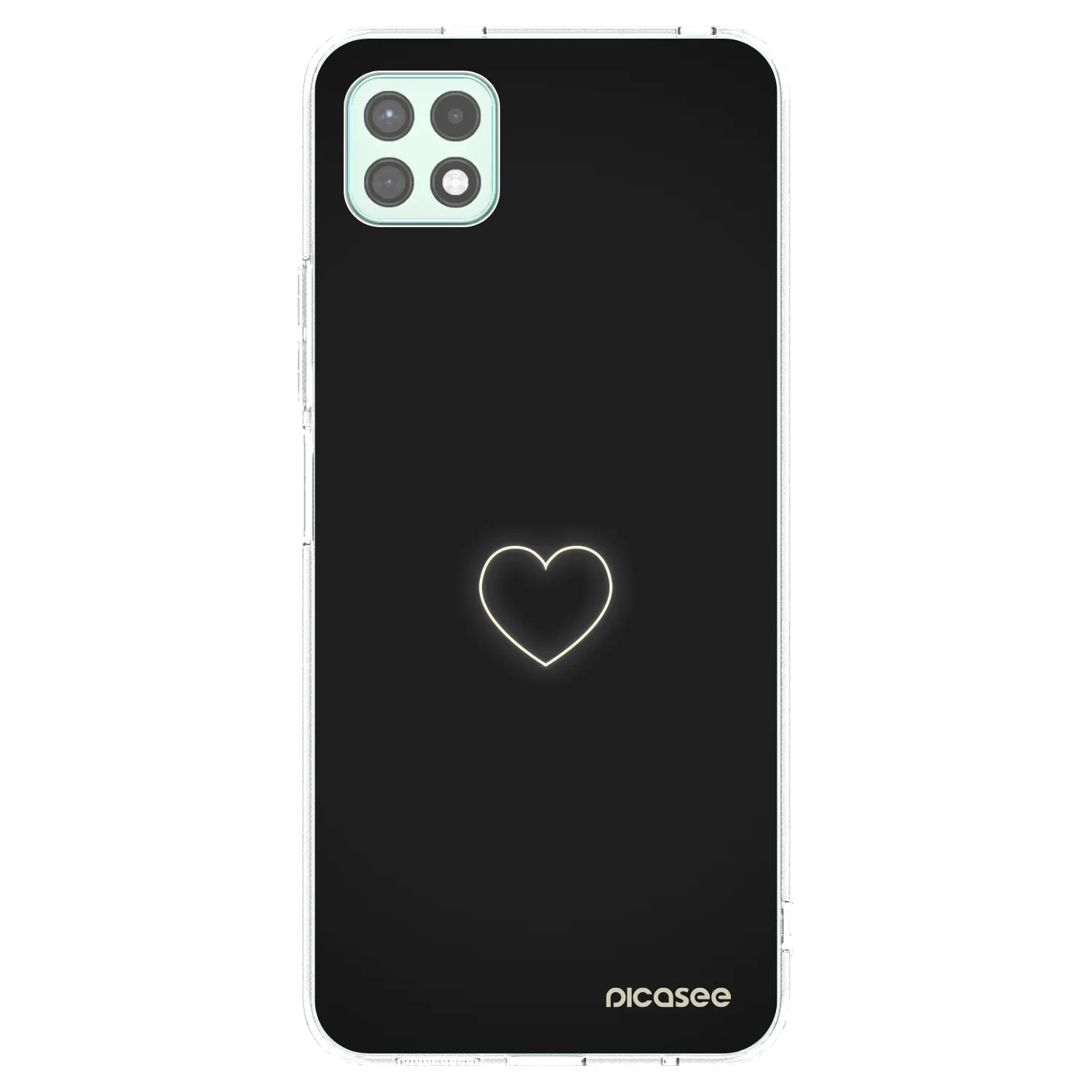 Picasee silikonska prozirna maskica za Samsung Galaxy A22 A226B 5G - Heart