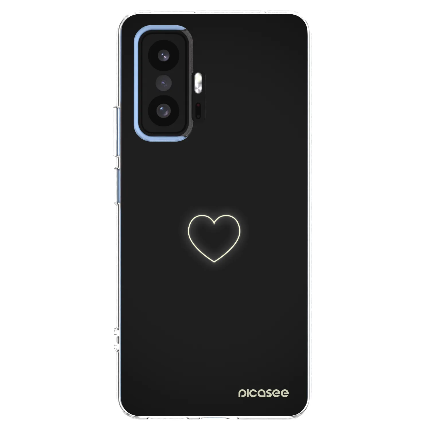 Picasee silikonska prozirna maskica za Xiaomi 11T - Heart