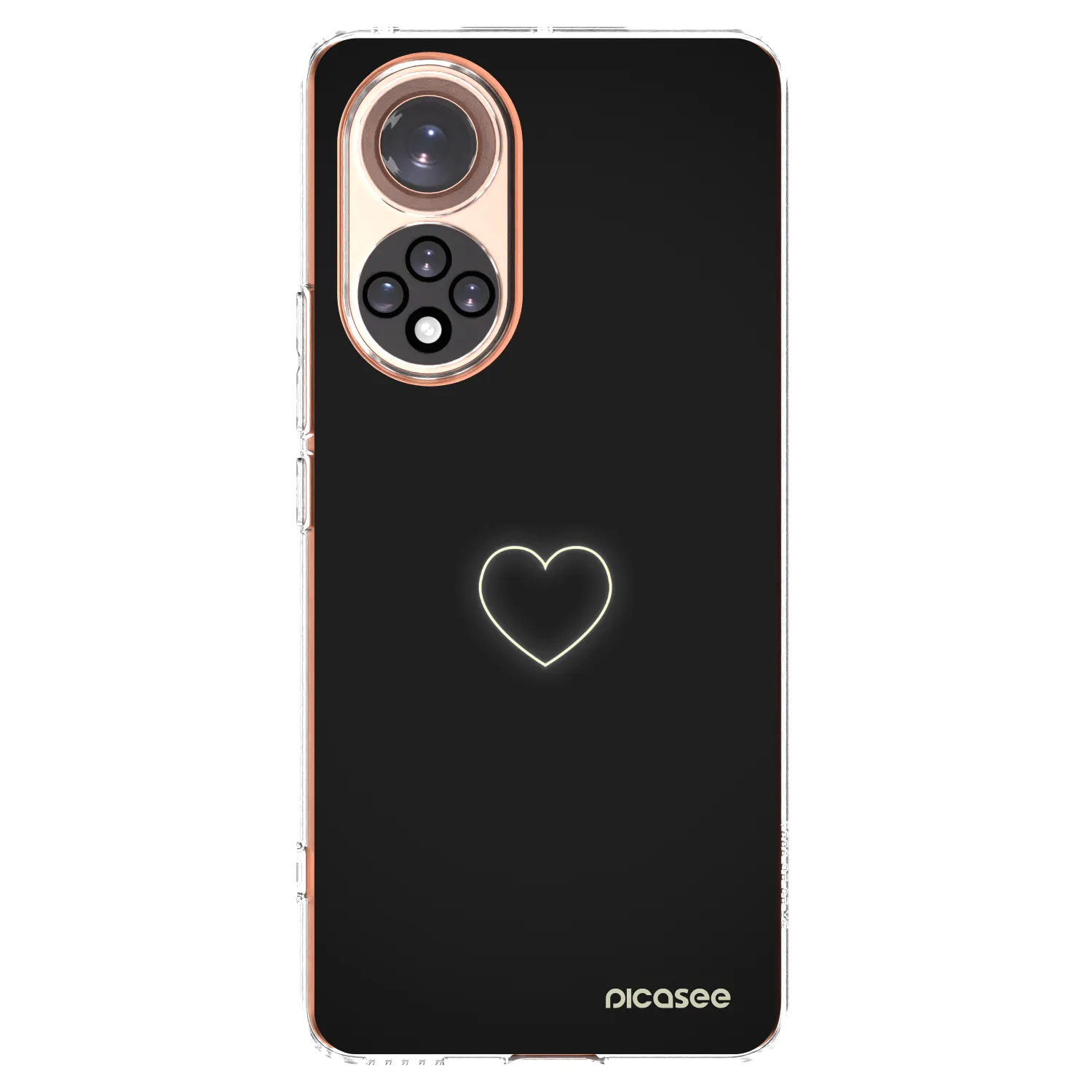 Picasee silikonska prozirna maskica za Huawei Nova 9 - Heart