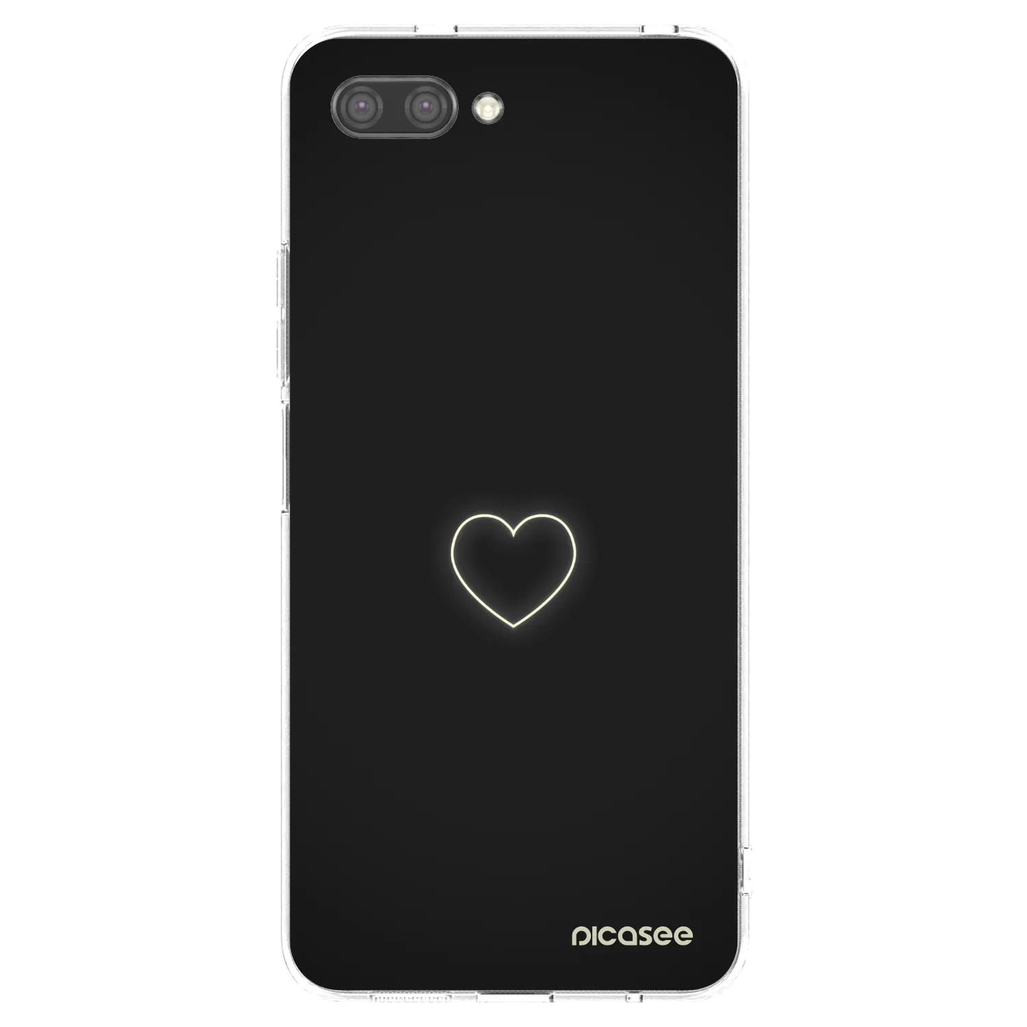 Picasee silikonska prozirna maskica za Honor 10 - Heart