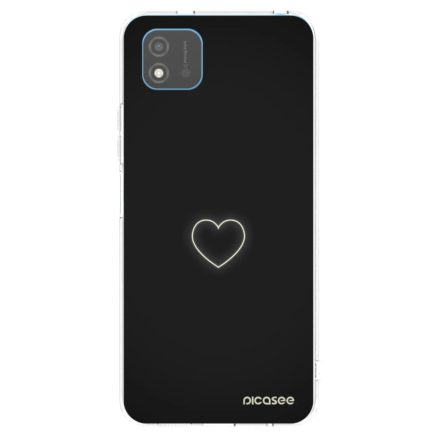 Picasee silikonska prozirna maskica za Realme C11 (2021) - Heart