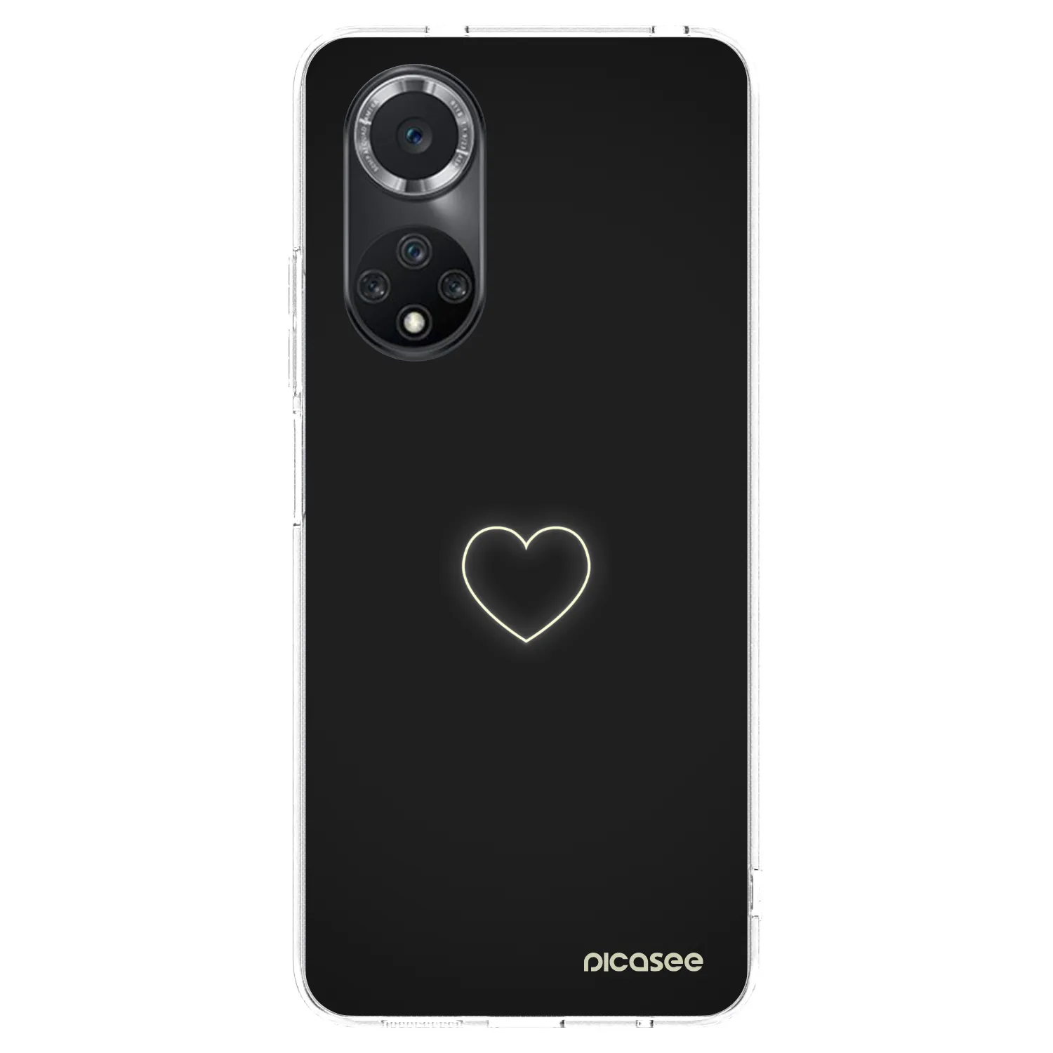 Picasee silikonska prozirna maskica za Huawei Nova 9 SE - Heart