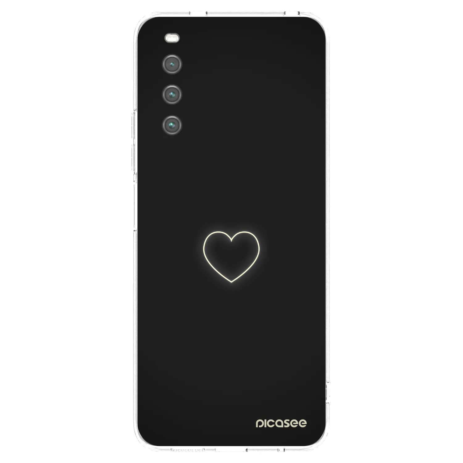 Picasee silikonska prozirna maskica za Sony Xperia 10 IV 5G - Heart