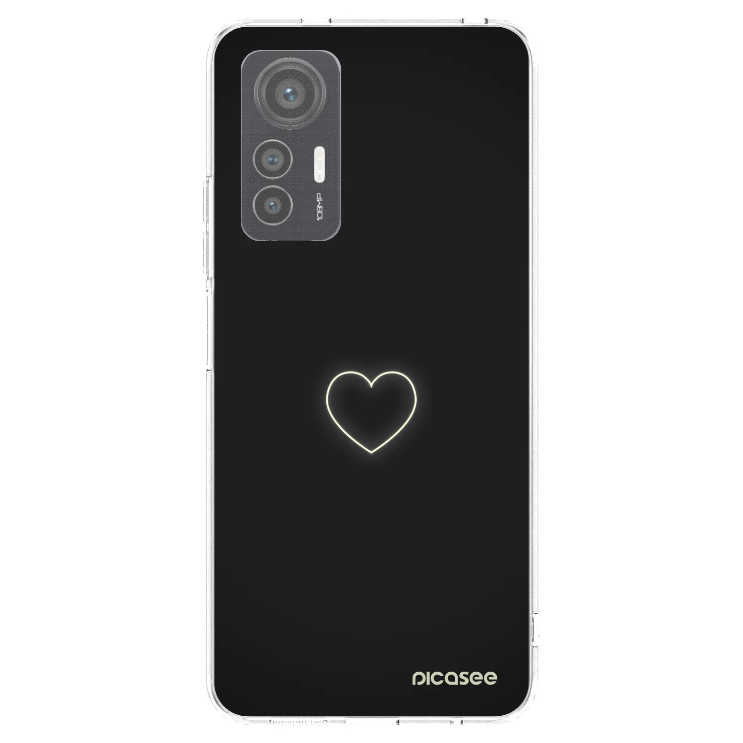 Picasee silikonska prozirna maskica za Xiaomi 12 Lite - Heart