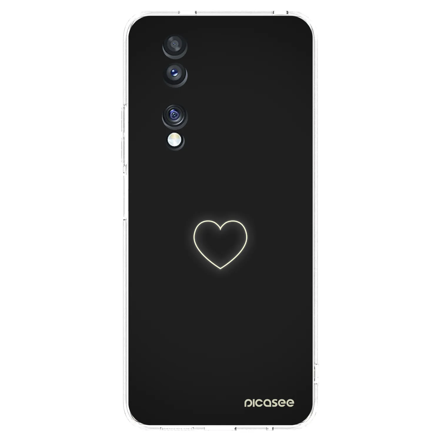 Picasee silikonska prozirna maskica za Honor 70 - Heart