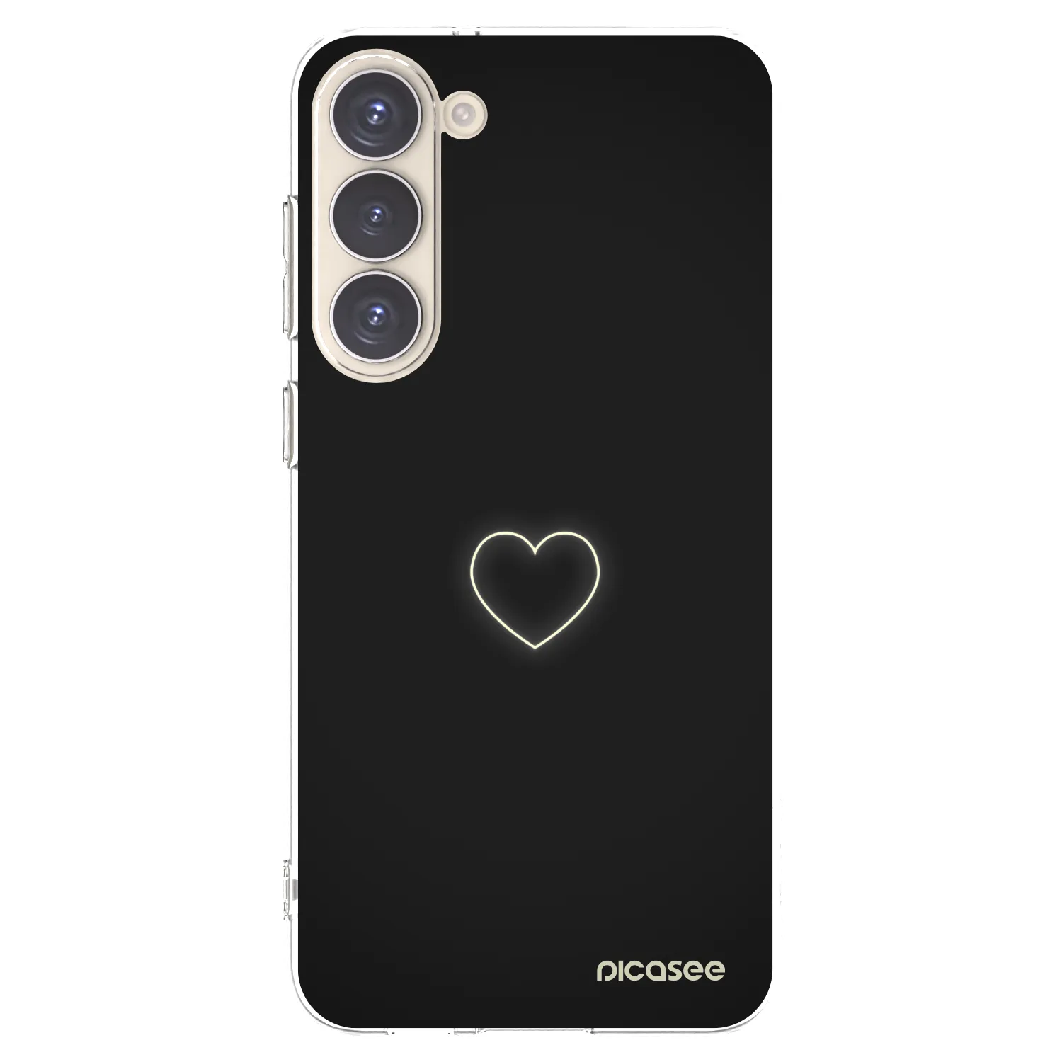 Picasee silikonska prozirna maskica za Samsung Galaxy S23+ 5G - Heart