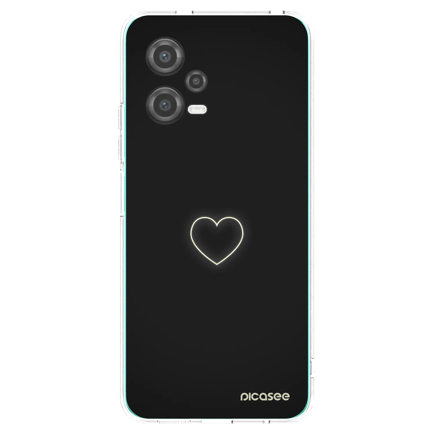 Picasee silikonska prozirna maskica za Xiaomi Poco X5 - Heart