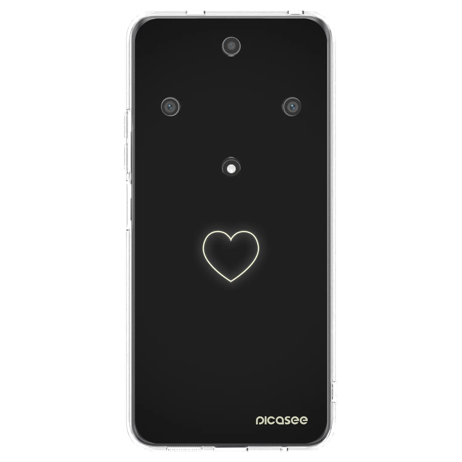 Picasee silikonska prozirna maskica za Honor Magic5 Lite 5G - Heart