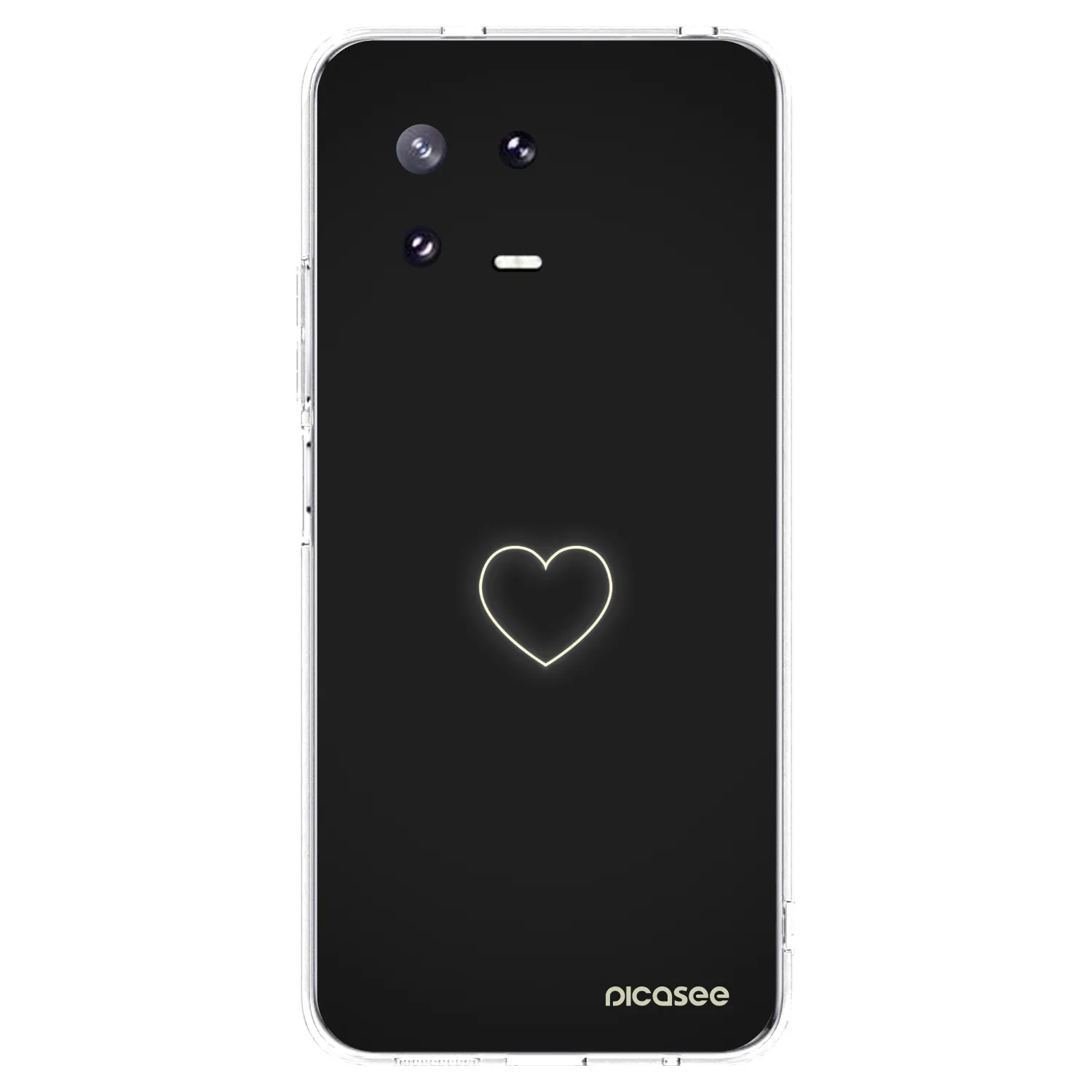 Picasee silikonska prozirna maskica za Xiaomi 13 Pro - Heart