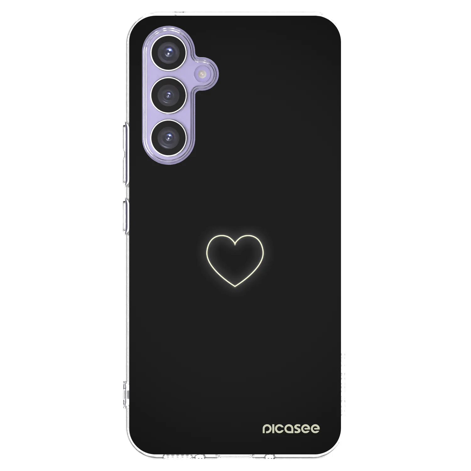 Picasee silikonska prozirna maskica za Samsung Galaxy A54 5G A546B - Heart