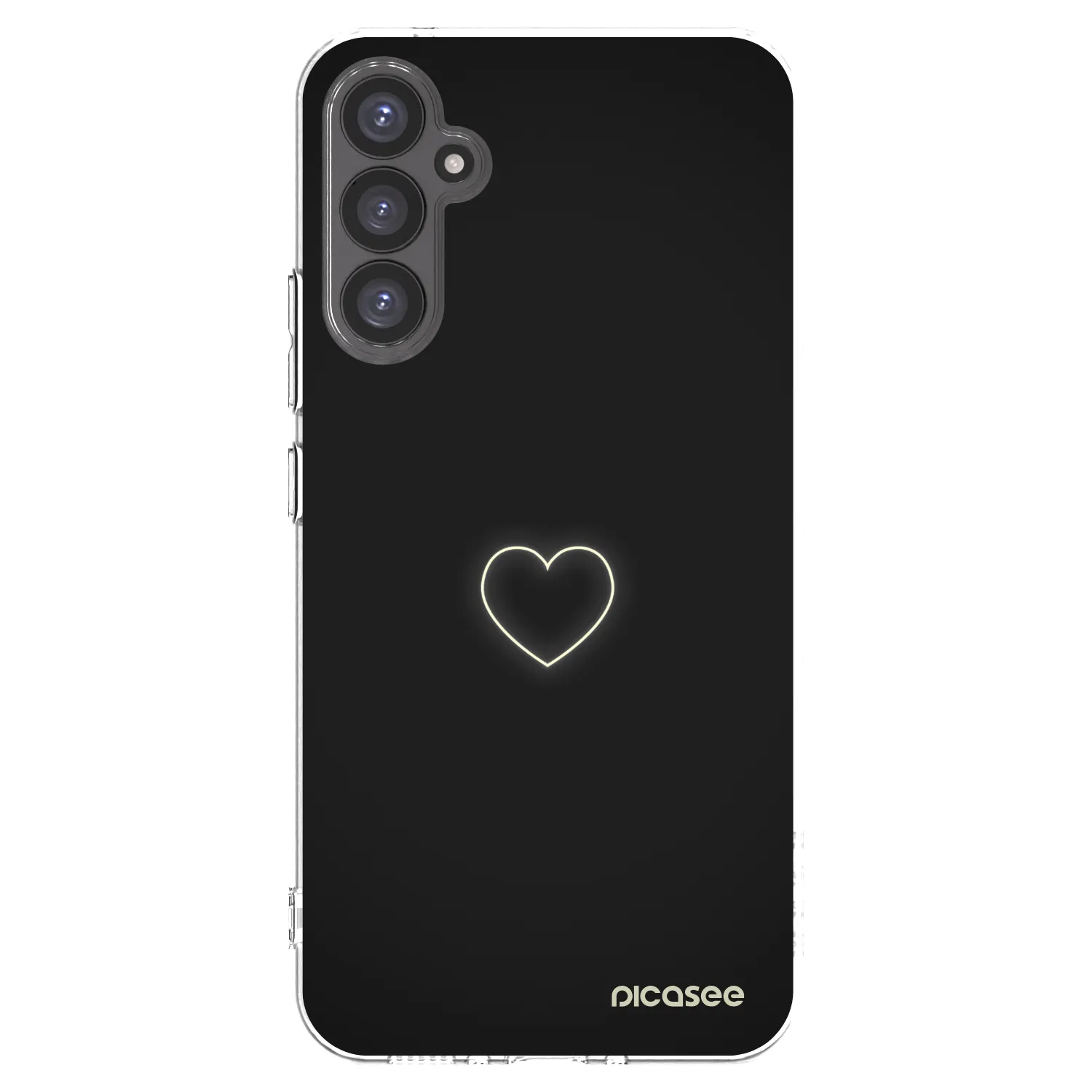 Picasee silikonska prozirna maskica za Samsung Galaxy A34 5G A346B - Heart
