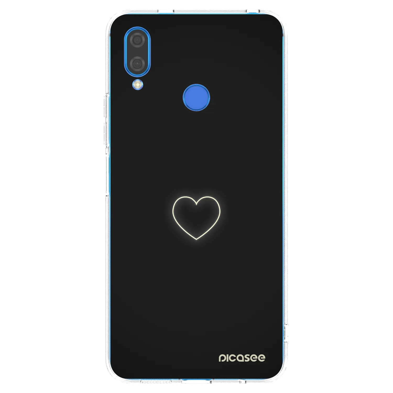 Picasee silikonska prozirna maskica za Huawei Nova 3i - Heart
