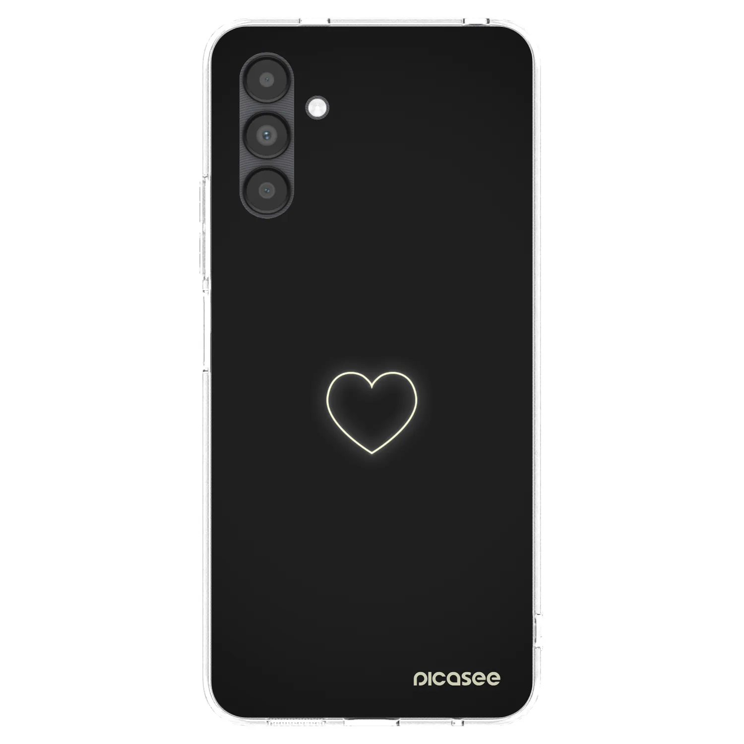 Picasee silikonska prozirna maskica za Samsung Galaxy A04s A047F - Heart