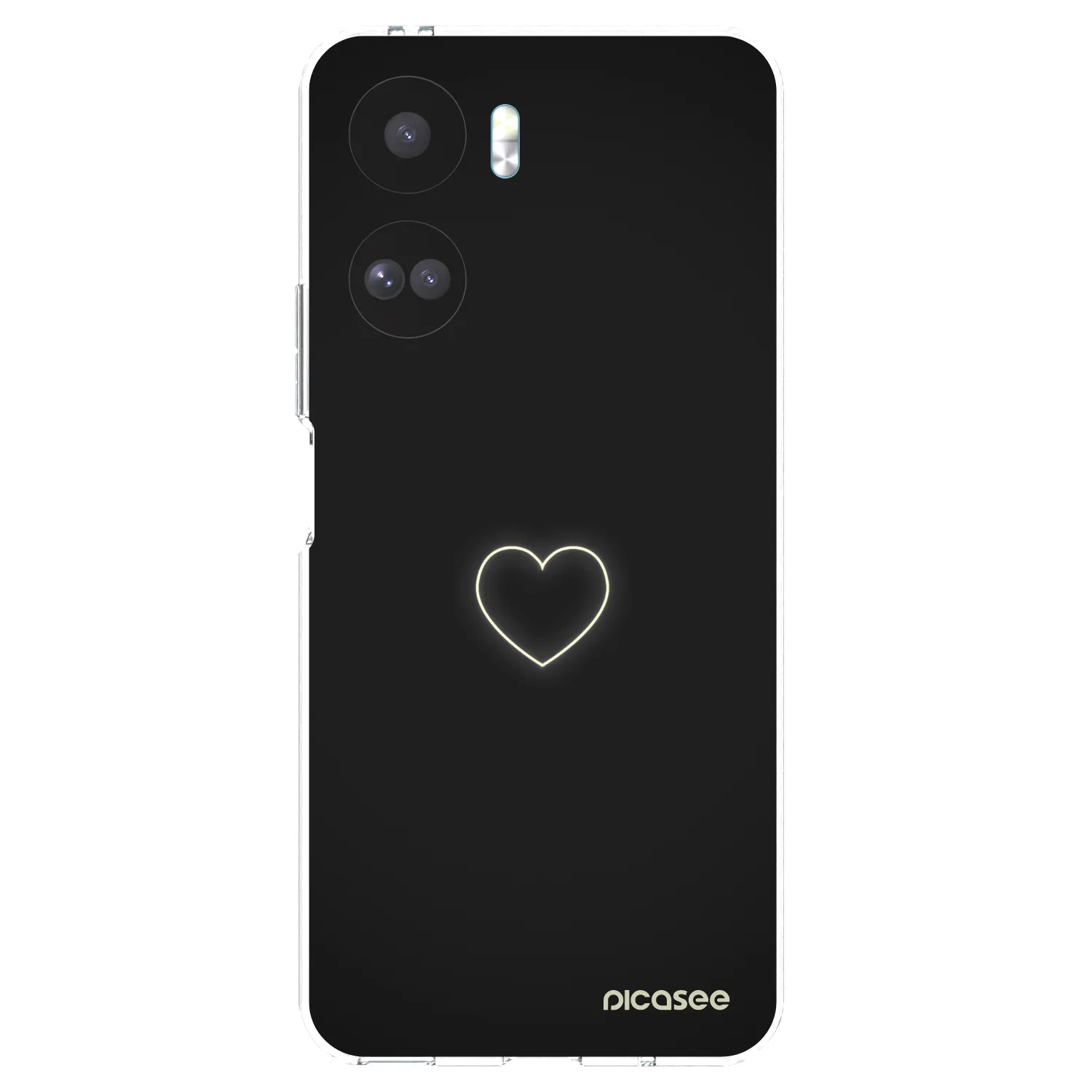 Picasee silikonska prozirna maskica za Honor 90 Lite 5G - Heart
