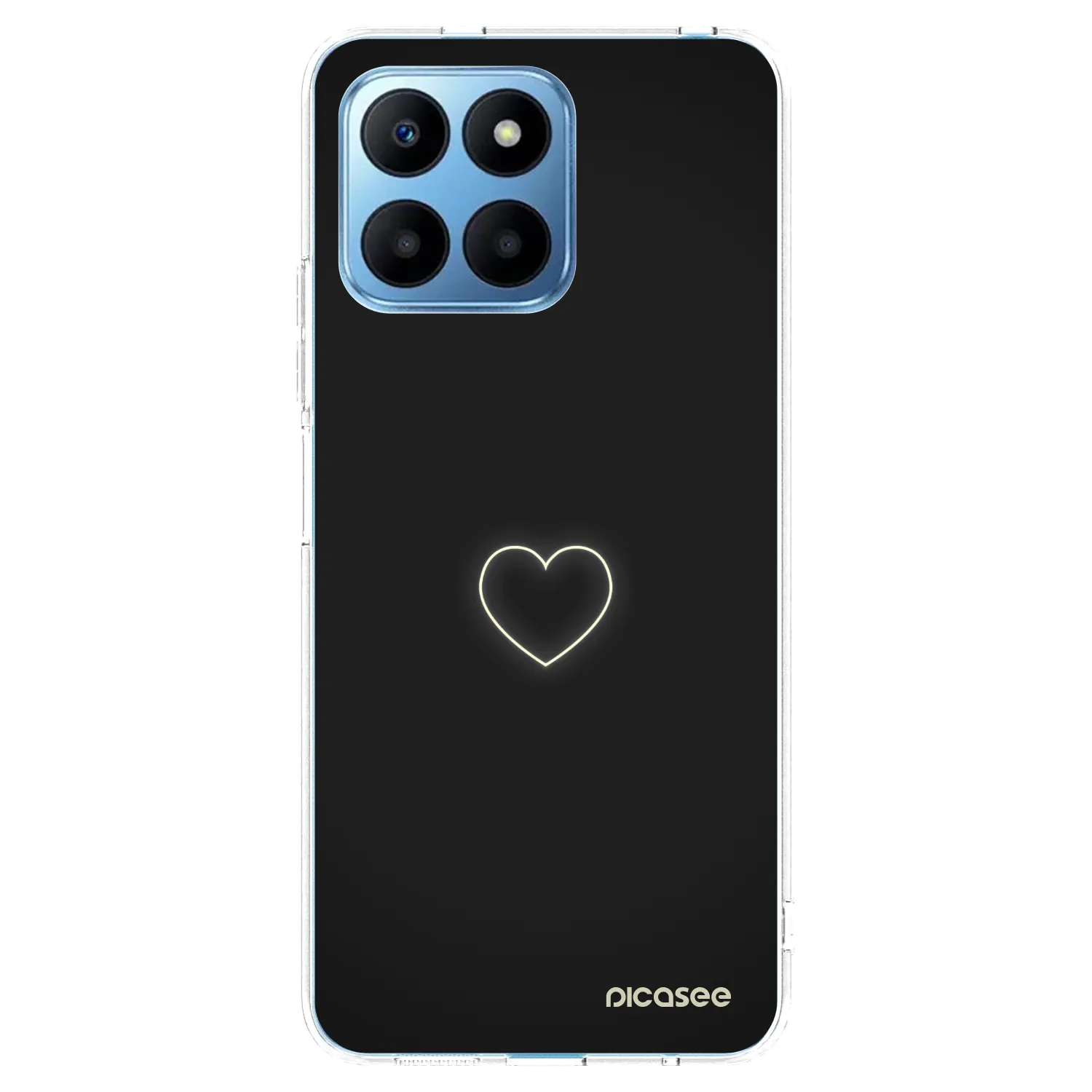 Picasee silikonska prozirna maskica za Honor 70 Lite - Heart