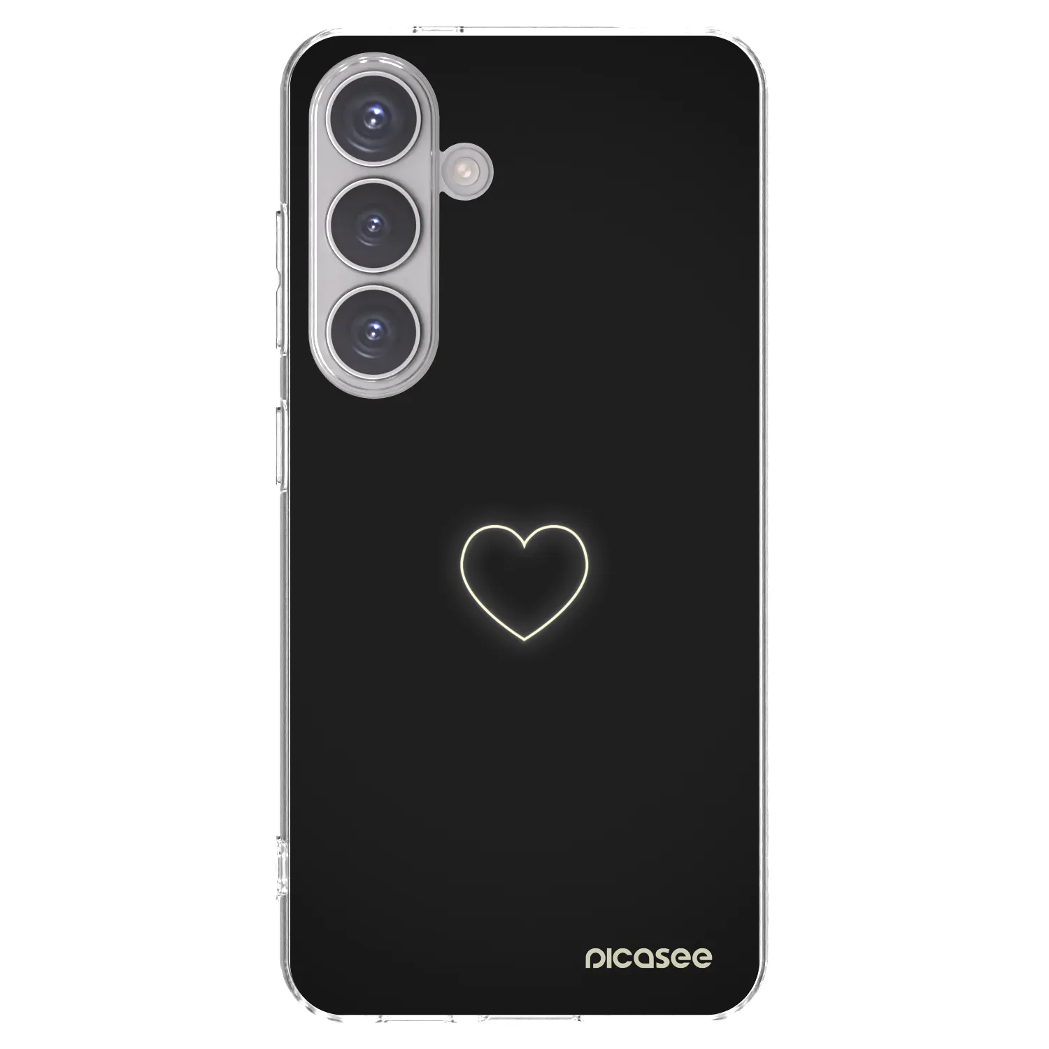 Picasee silikonska prozirna maskica za Samsung Galaxy S24 S921B 5G - Heart