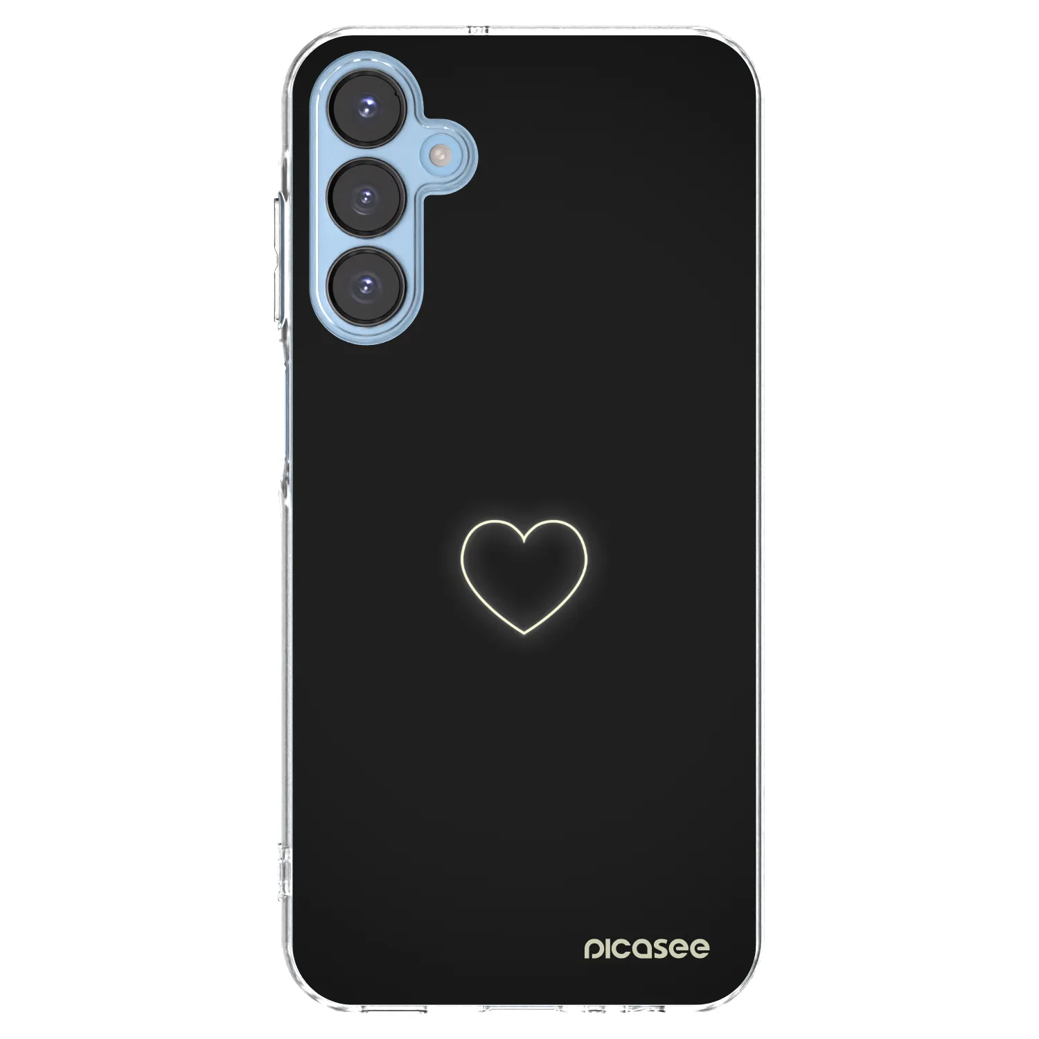 Picasee silikonska prozirna maskica za Samsung Galaxy A15 A156B 5G - Heart