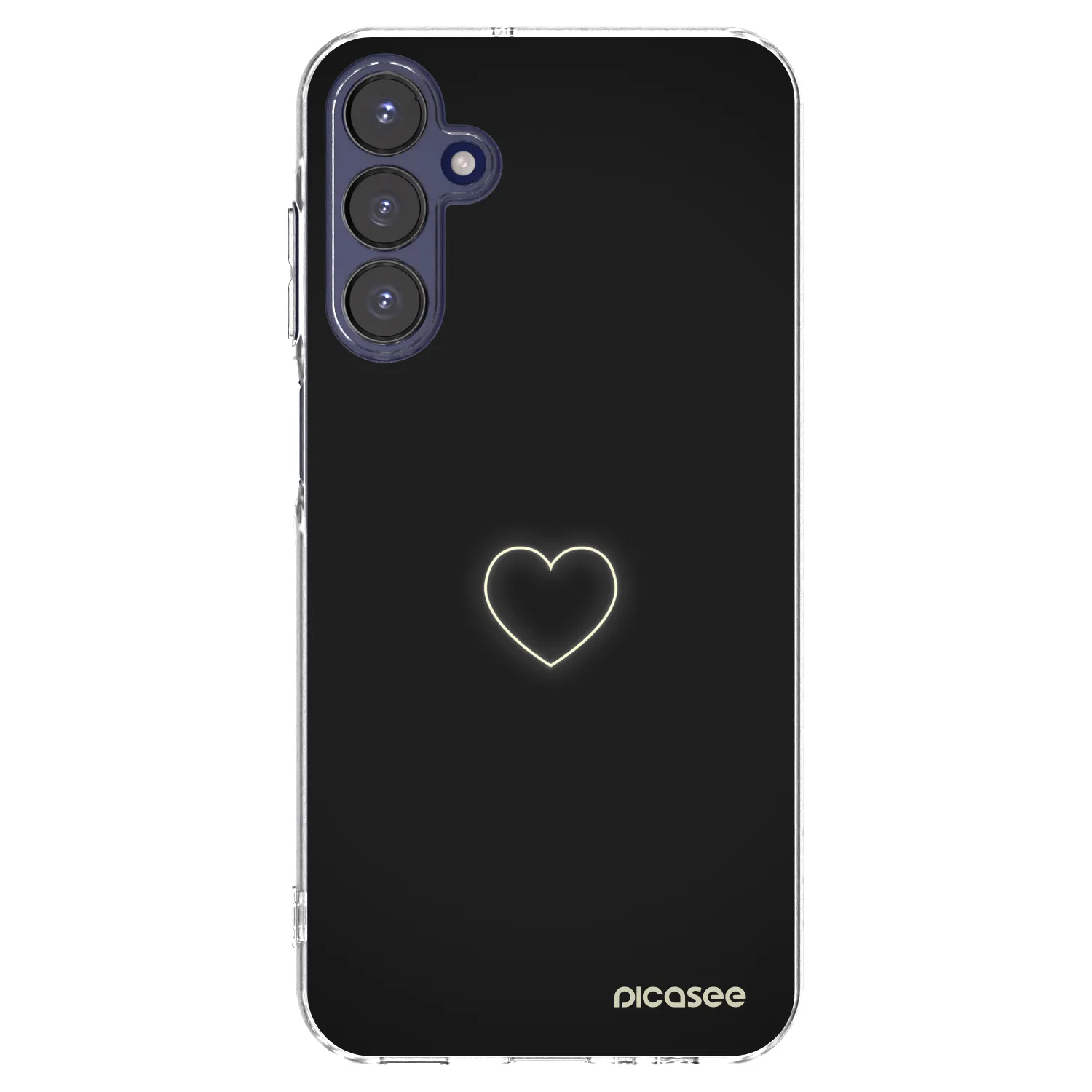 Picasee silikonska prozirna maskica za Samsung Galaxy A15 A155F 4G - Heart