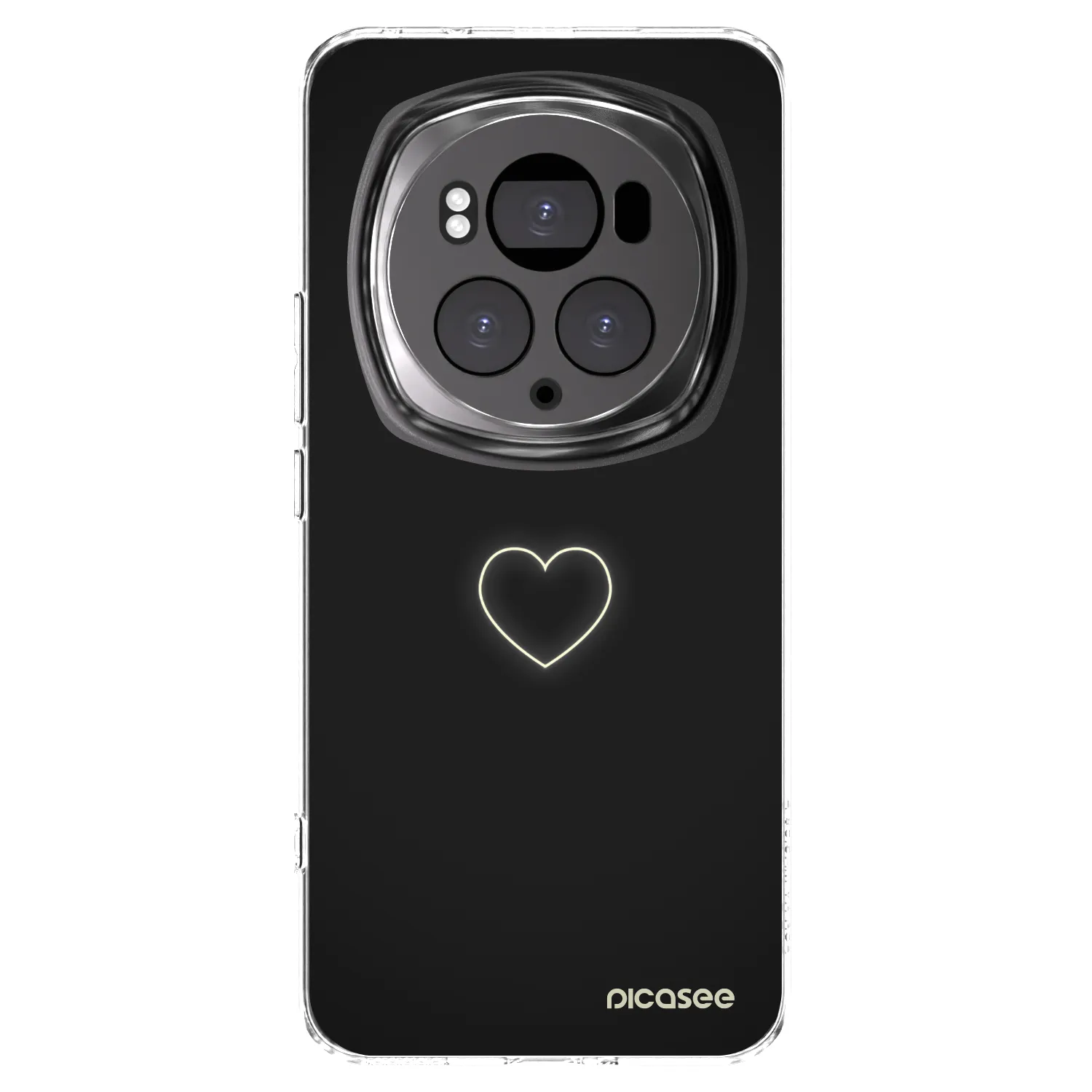 Picasee silikonska prozirna maskica za Honor Magic6 Pro - Heart