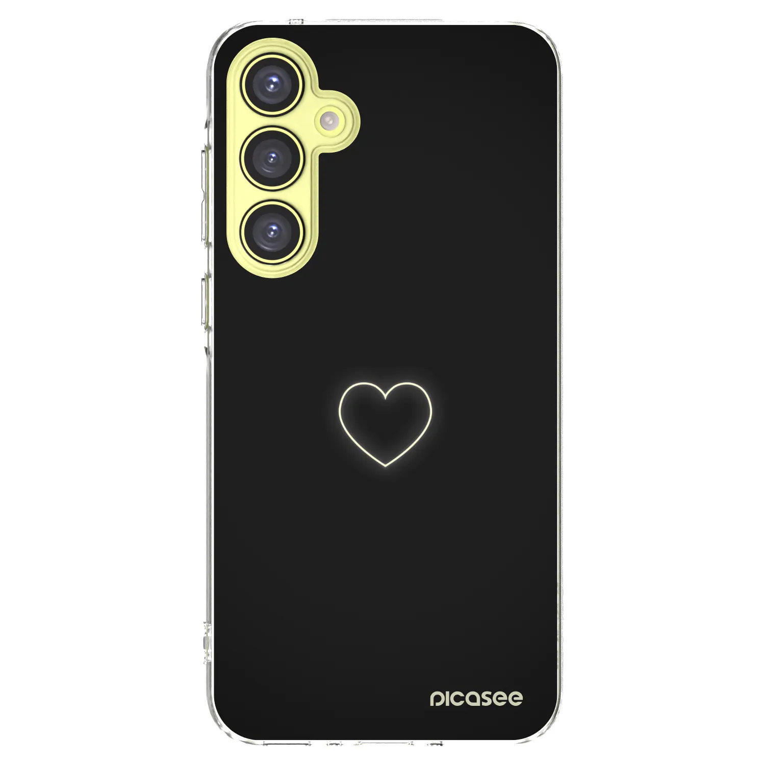 Picasee silikonska prozirna maskica za Samsung Galaxy A35 5G A356B - Heart