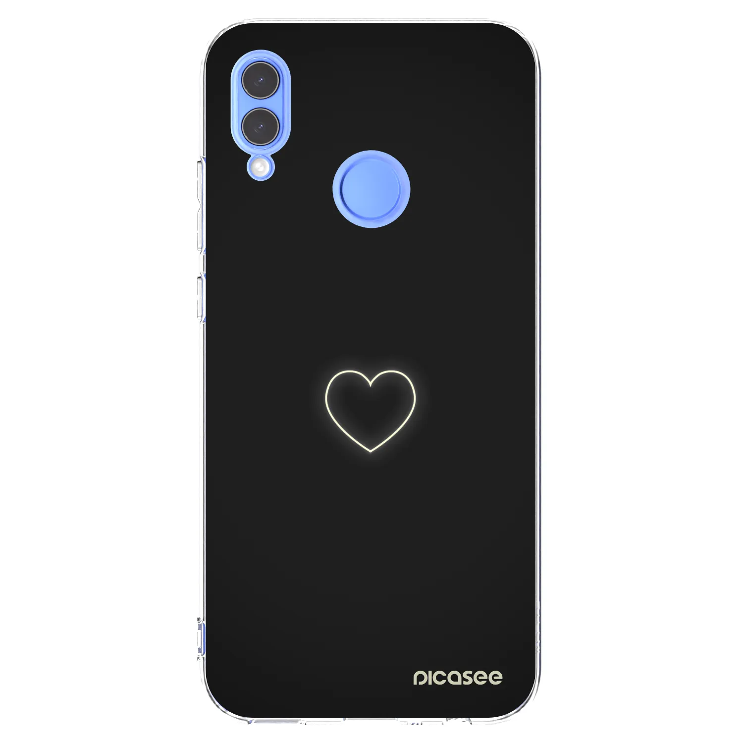 Picasee silikonska prozirna maskica za Honor 10 Lite - Heart