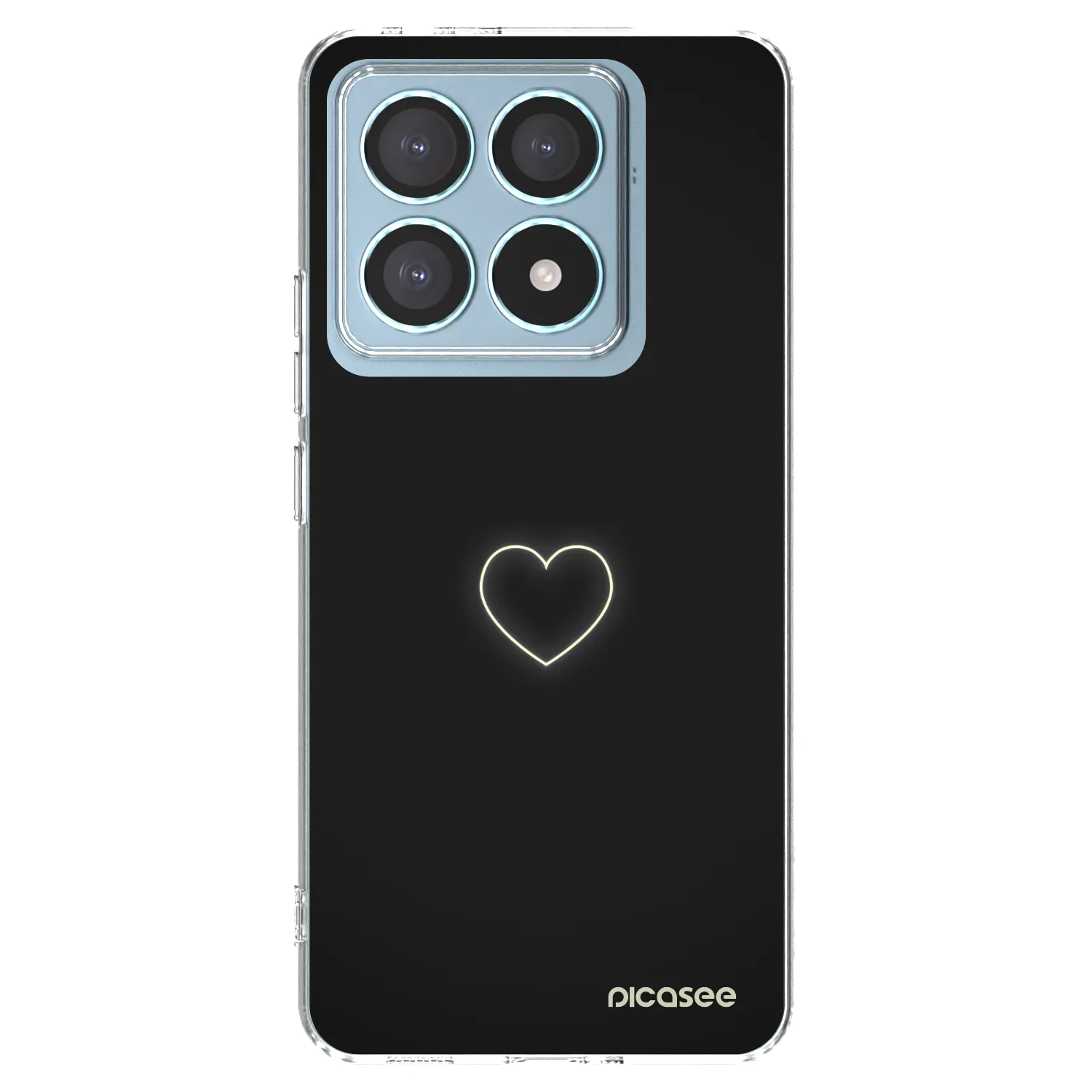 Silikonska prozirna maskica za Xiaomi 14T Pro - Heart