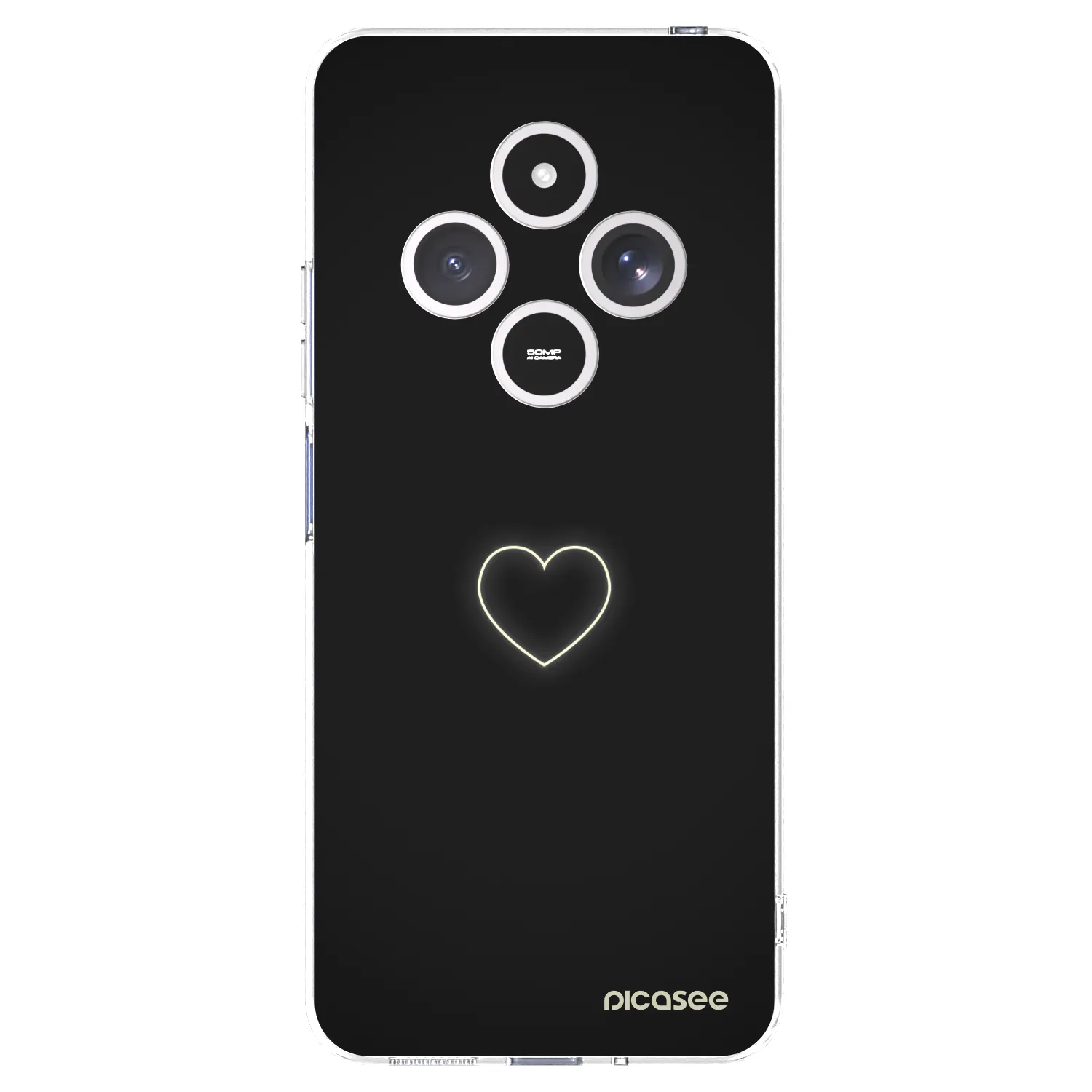 Picasee silikonska prozirna maskica za Xiaomi Redmi 14C - Heart