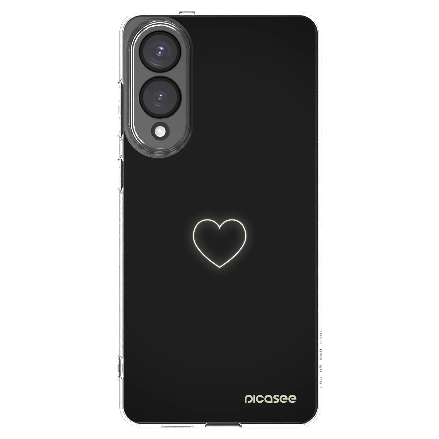 Picasee silikonska prozirna maskica za Samsung Galaxy S25 Edge 5G - Heart