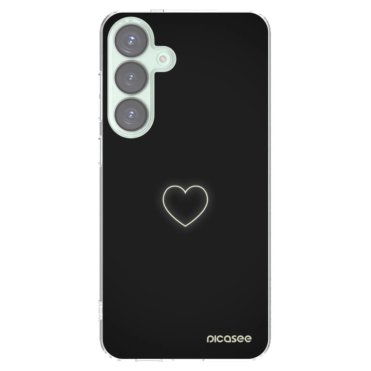 Picasee silikonska prozirna maskica za Samsung Galaxy S25+ 5G - Heart