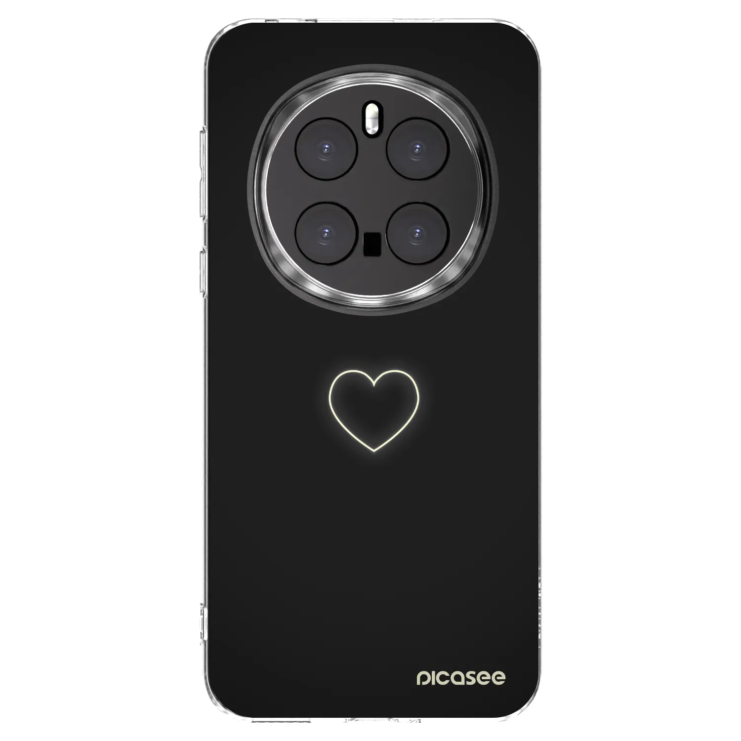 Picasee silikonska prozirna maskica za Honor Magic7 Pro 5G - Heart