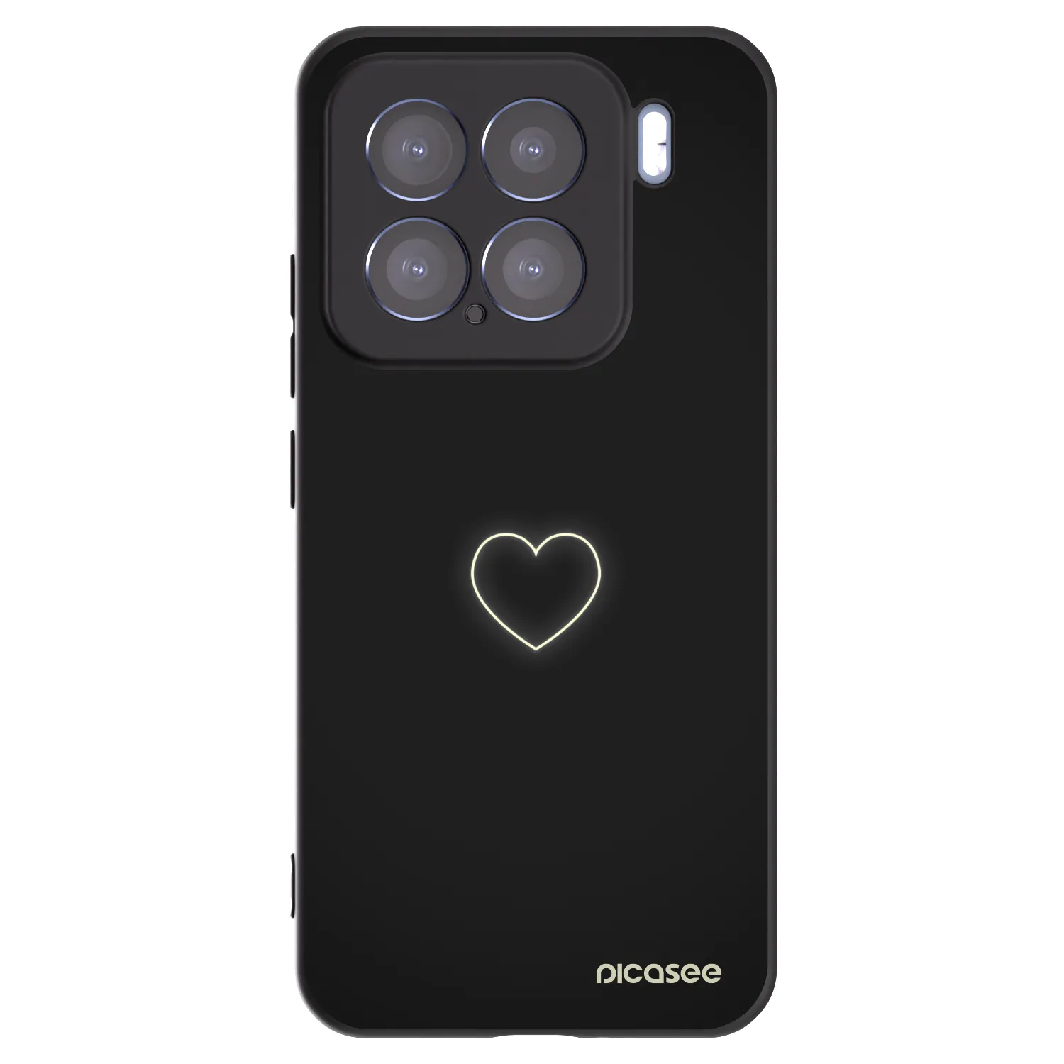 Picasee crna silikonska maskica za Xiaomi 15 - Heart