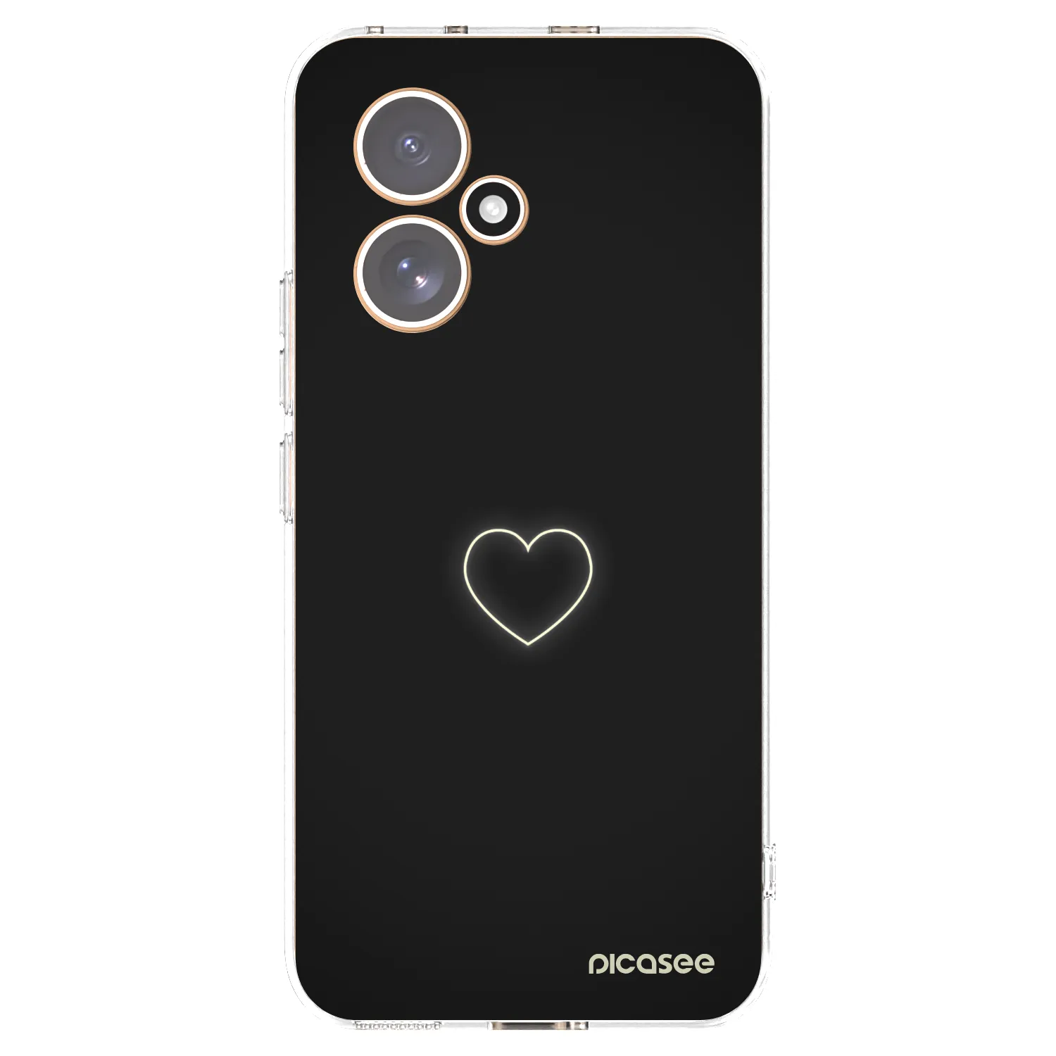 Picasee silikonska prozirna maskica za Honor 400 5G - Heart