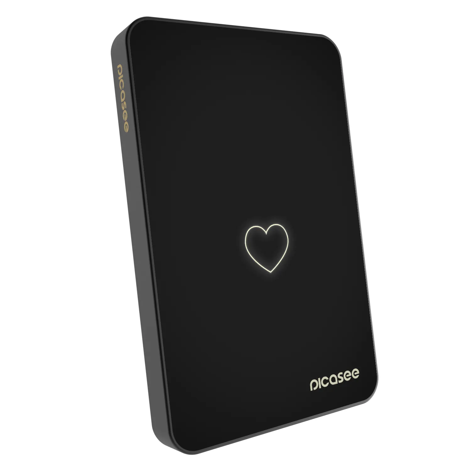 Picasee Prijenosni punjač s MagSafe 5 000 mAh Sivo - Heart