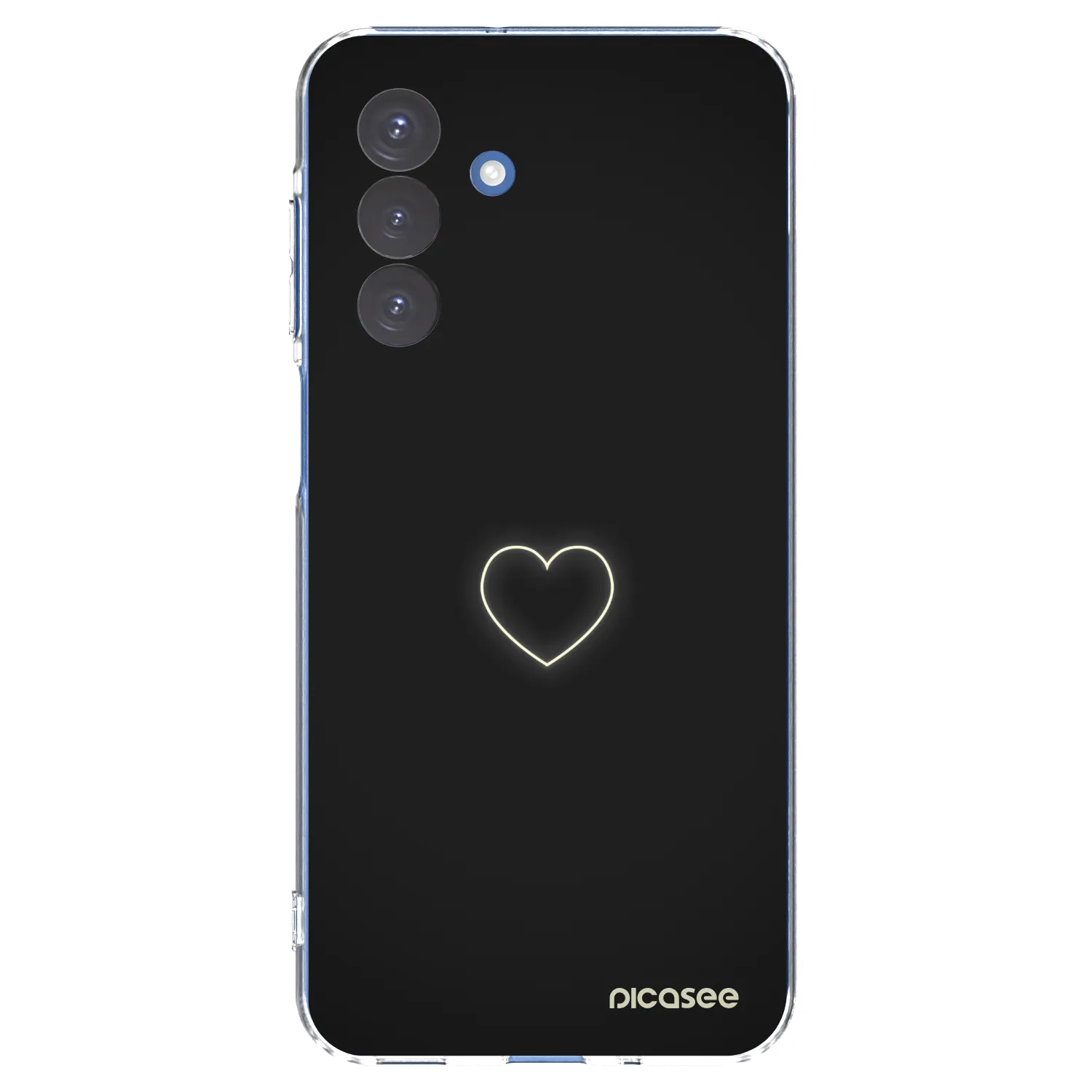 Picasee silikonska prozirna maskica za Samsung Galaxy A17 5G - Heart