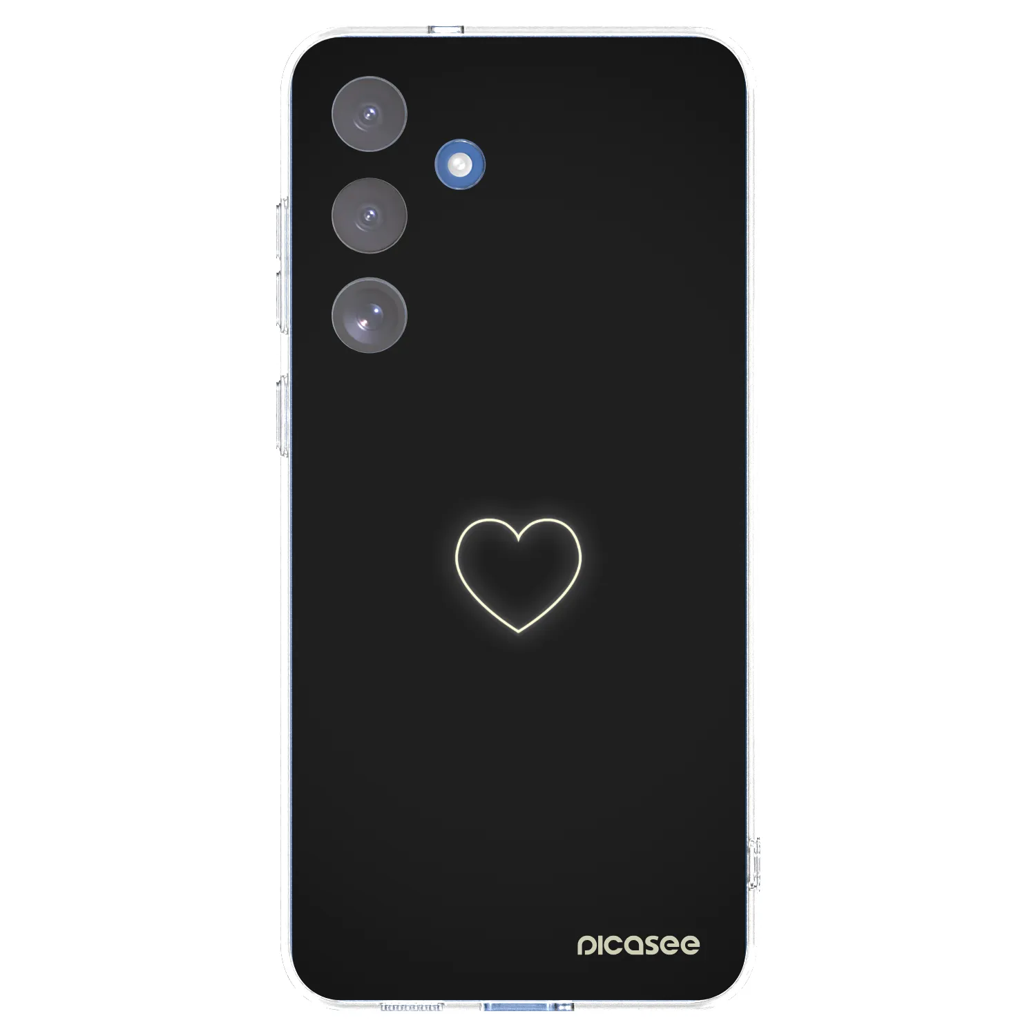 Picasee silikonska prozirna maskica za Samsung Galaxy S25 FE 5G - Heart